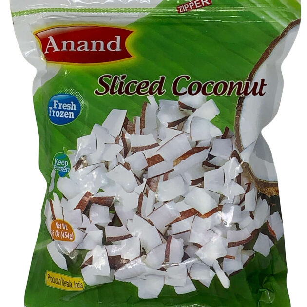 Anand Frozen Sliced Coconut 1lb