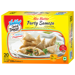 Vadilal Aloo mutter party samosa 20pc