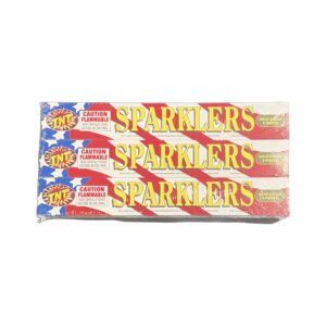 #10 Sparklers gold color 6pack