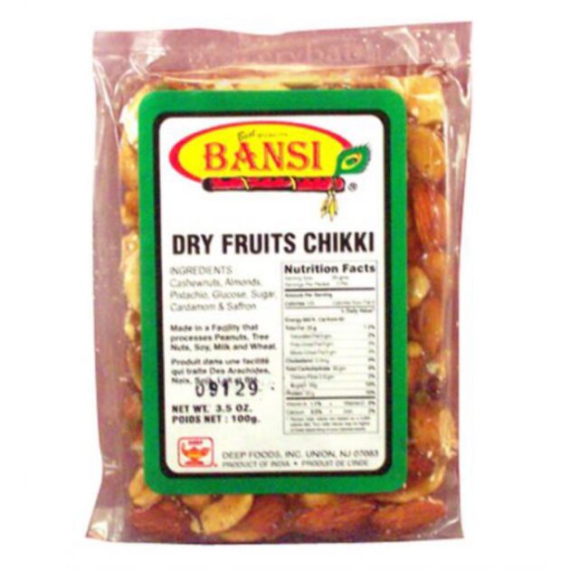 Bansi Dry Fruit Chikki 100g