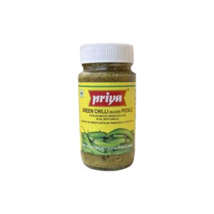 Priya Green Chilli with garlic Pickle 300g