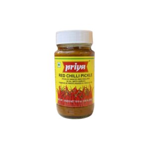 Priya Red Chilli Pickle with garlic 300g