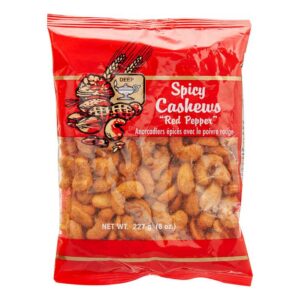 Deep Spicy Cashews Red Pepper 8 Oz