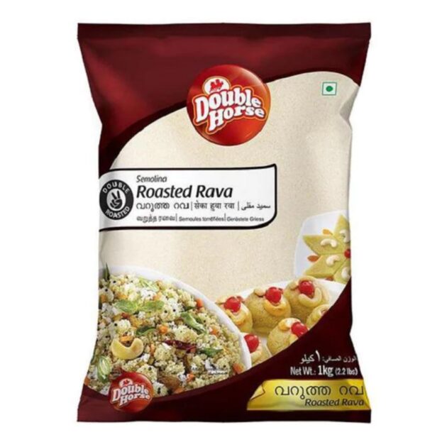 Double Horse Roasted Rava 1kg