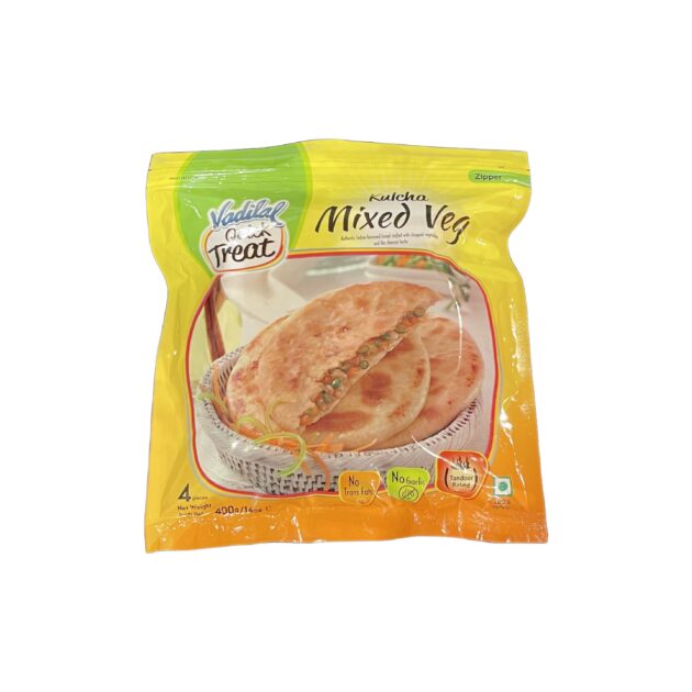 Vadilal Mixed Veg Kulcha 4pc