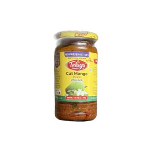 Telugu Cut Mango w/o garlic Pickle