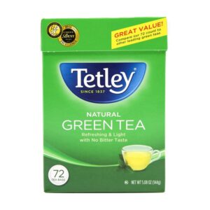Tetley Green Tea Natural 72 bags