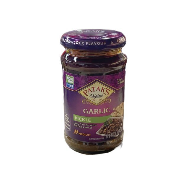 Pataks garlic pickle 10.6oz