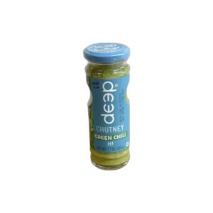 Deep green chilli chutney 220g