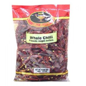 Deep red chili Kashmiri whole 100g