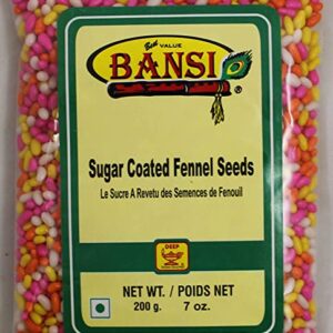 Bansi sugar coated fennel seeds 7oz