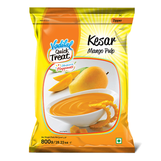 Vadilal Kesar Mango Pulp 800g