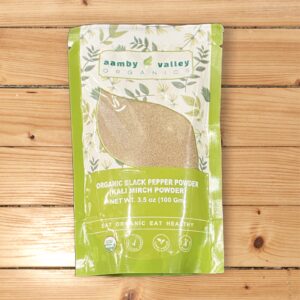Ambv Org Black Pepper Pwdr 100g