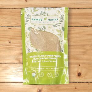 Ambv Org Black Pepper Pwdr 100g