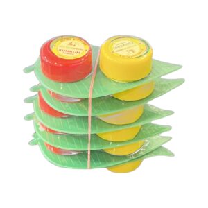 Haldi kumkum leaf set big dz