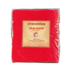 Pooja cloth red 36”