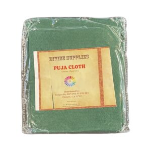 Pooja cloth green 36”