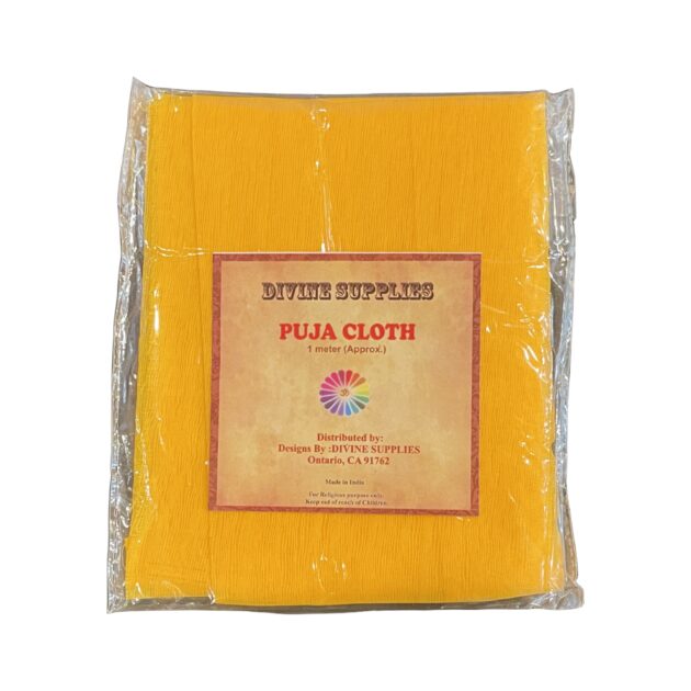Pooja cloth yellow 36”
