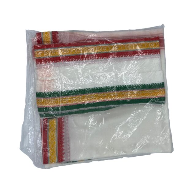 Cream dhoti & patka