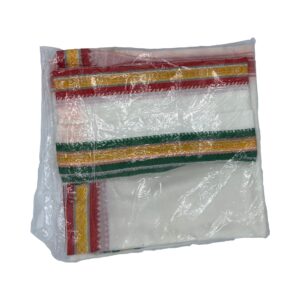 Cream dhoti & patka