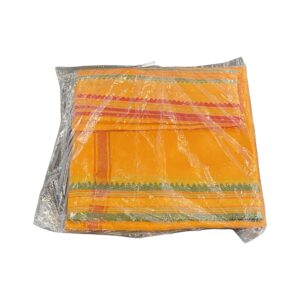 Orange dhoti & patka