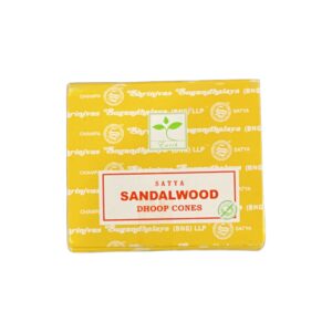 Satya sandalwood dhoop cones 12no