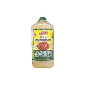 VVV Anandham Cold Pressed Mara Chekku Groundnut Oil 5ltr