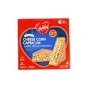 Vadilal cheese corn capsicum sandwich 340g