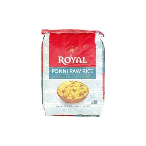 Royal ponni raw rice 20lb