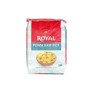 Royal ponni raw rice 20lb