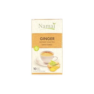 Namai instant chai ginger sweetened 10ct