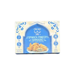 Deep spinach paneer samosa 8pc