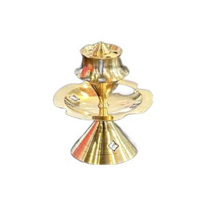 Brass agarbatti stand 2.5”