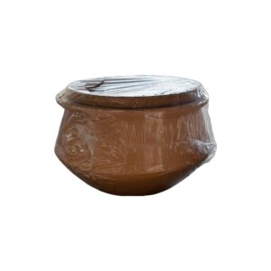 Clay handi with lid 6”x4”