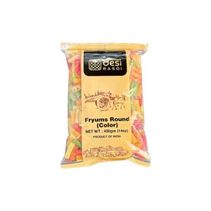 Desi Rasoi fryums round color 400g