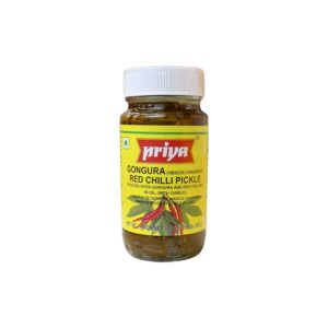 Priya gongura red chili with garlic pickle 300g
