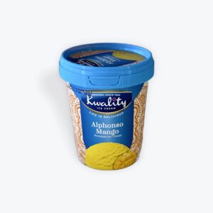 Kwality ice cream alphonso mango 480ml