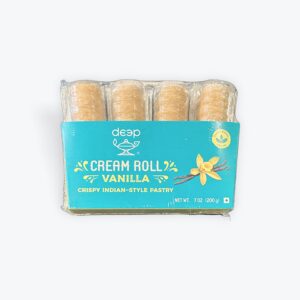 Deep vanilla cream roll 4pc