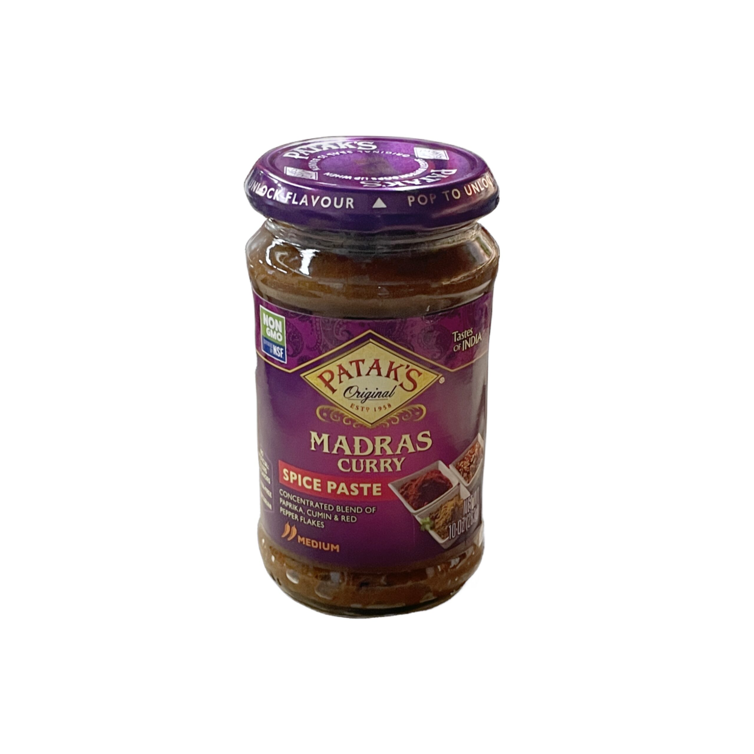 Patak Madras Curry Paste 10oz