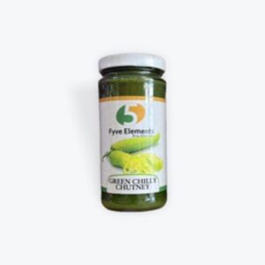 Fyve Elements green chili chutney 8oz