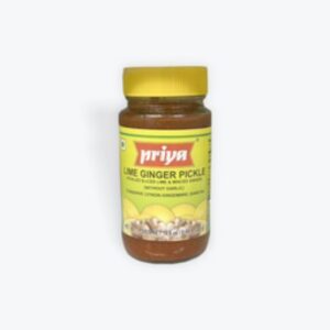 Priya lime ginger w/o garlic pickle 10.6oz