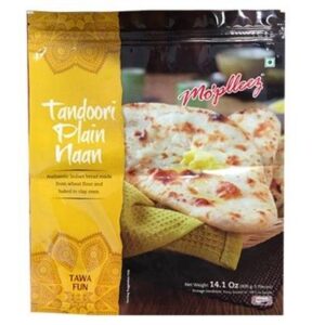 Mopleez Tandoori Naan Plain 400g
