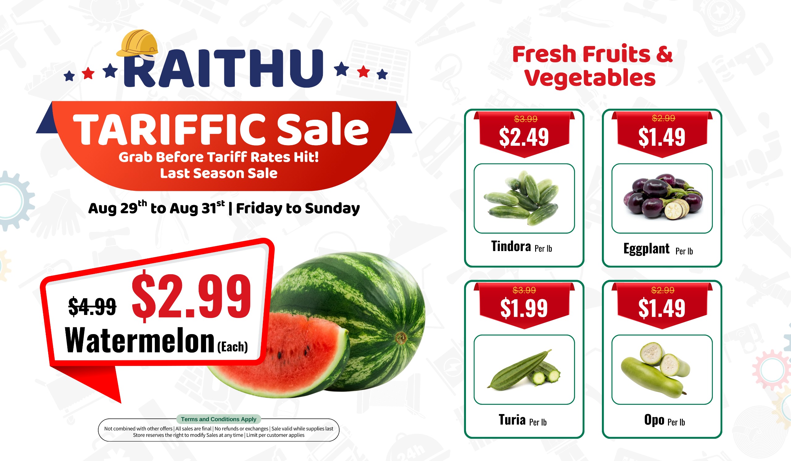 raithu tarrific sale