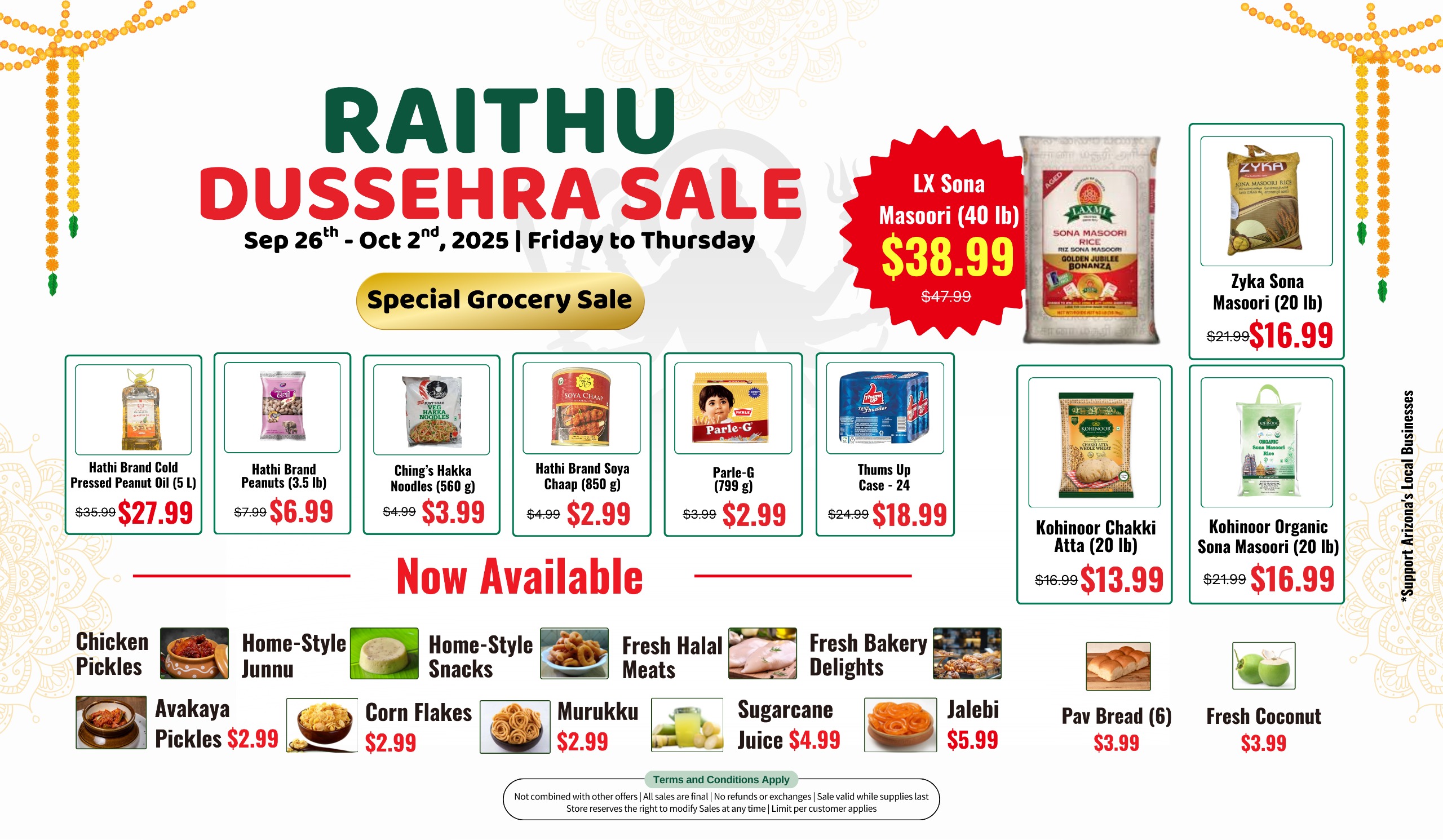 dasara grossry sale