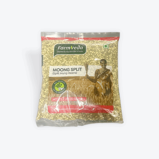 Farmveda green moong split 4lb