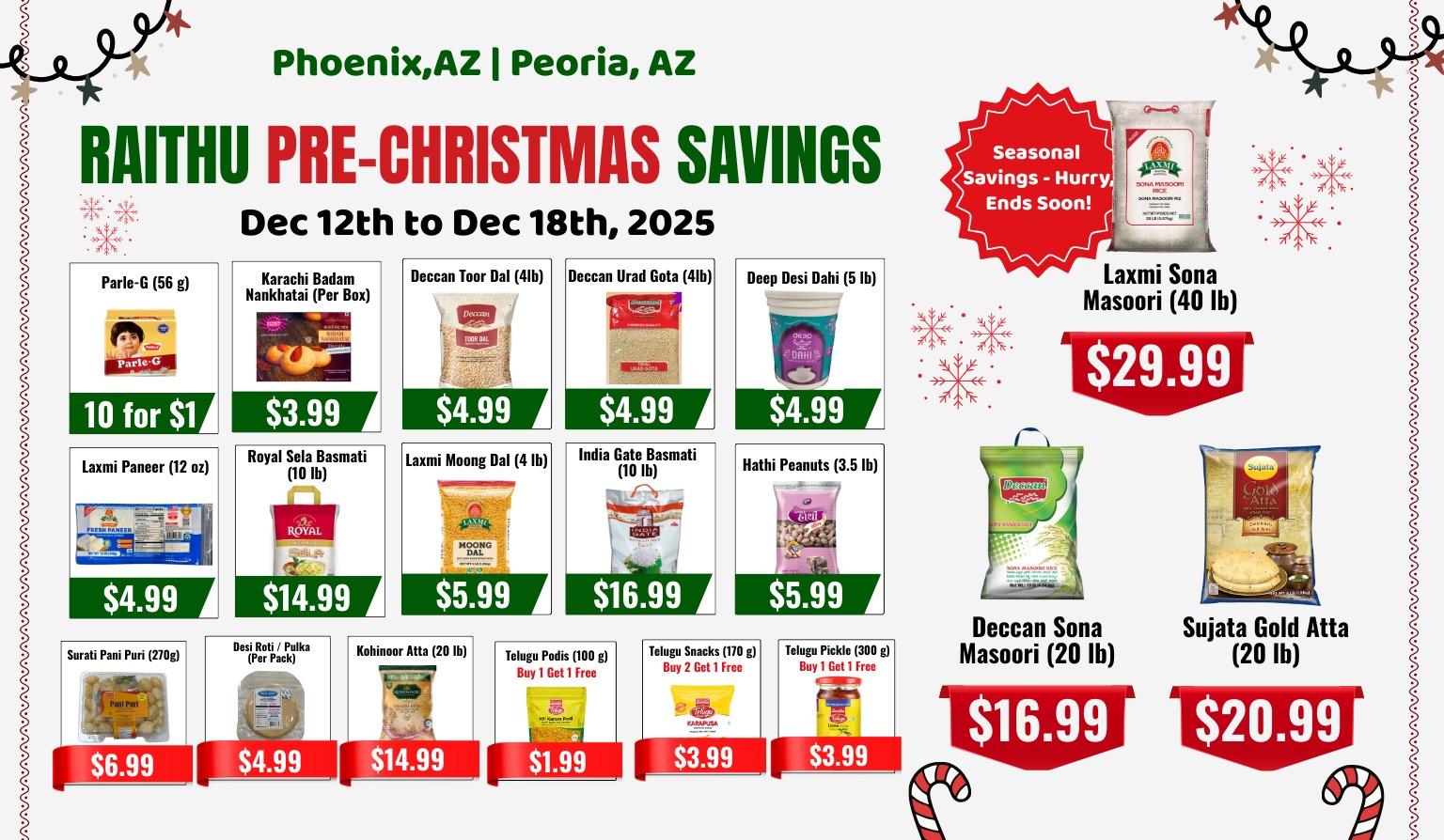 Raithu pre-christmas Savings-side