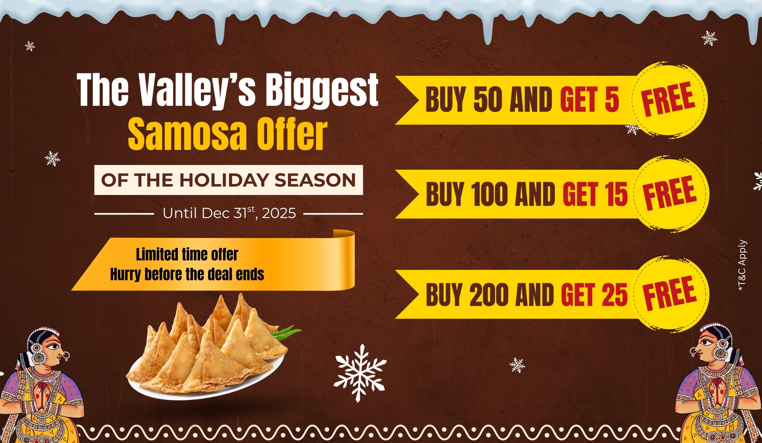 The Valleys Biggest Samosa offer-01