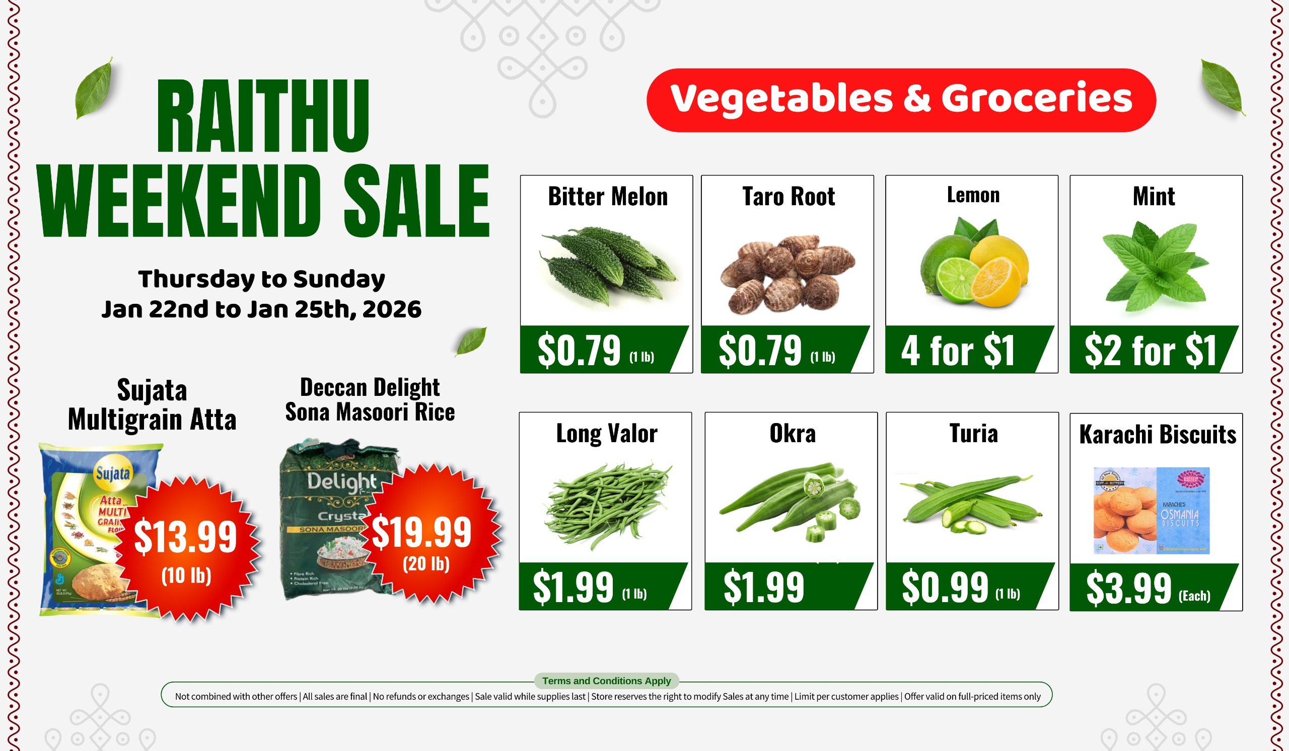 Raithu weekend sale side