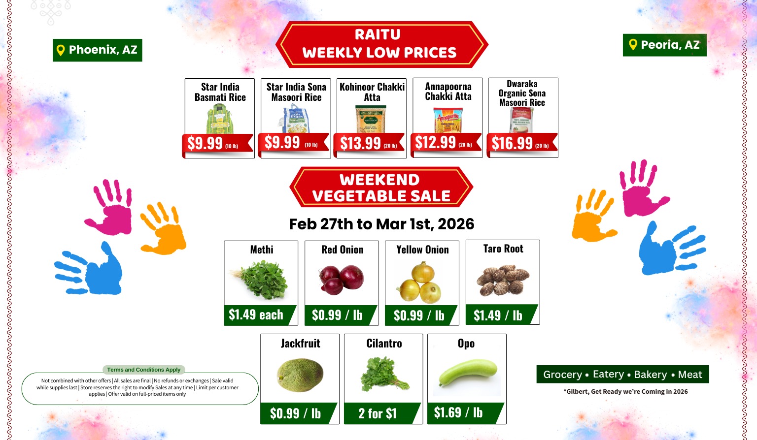 Raithu Weekly Low Prices side