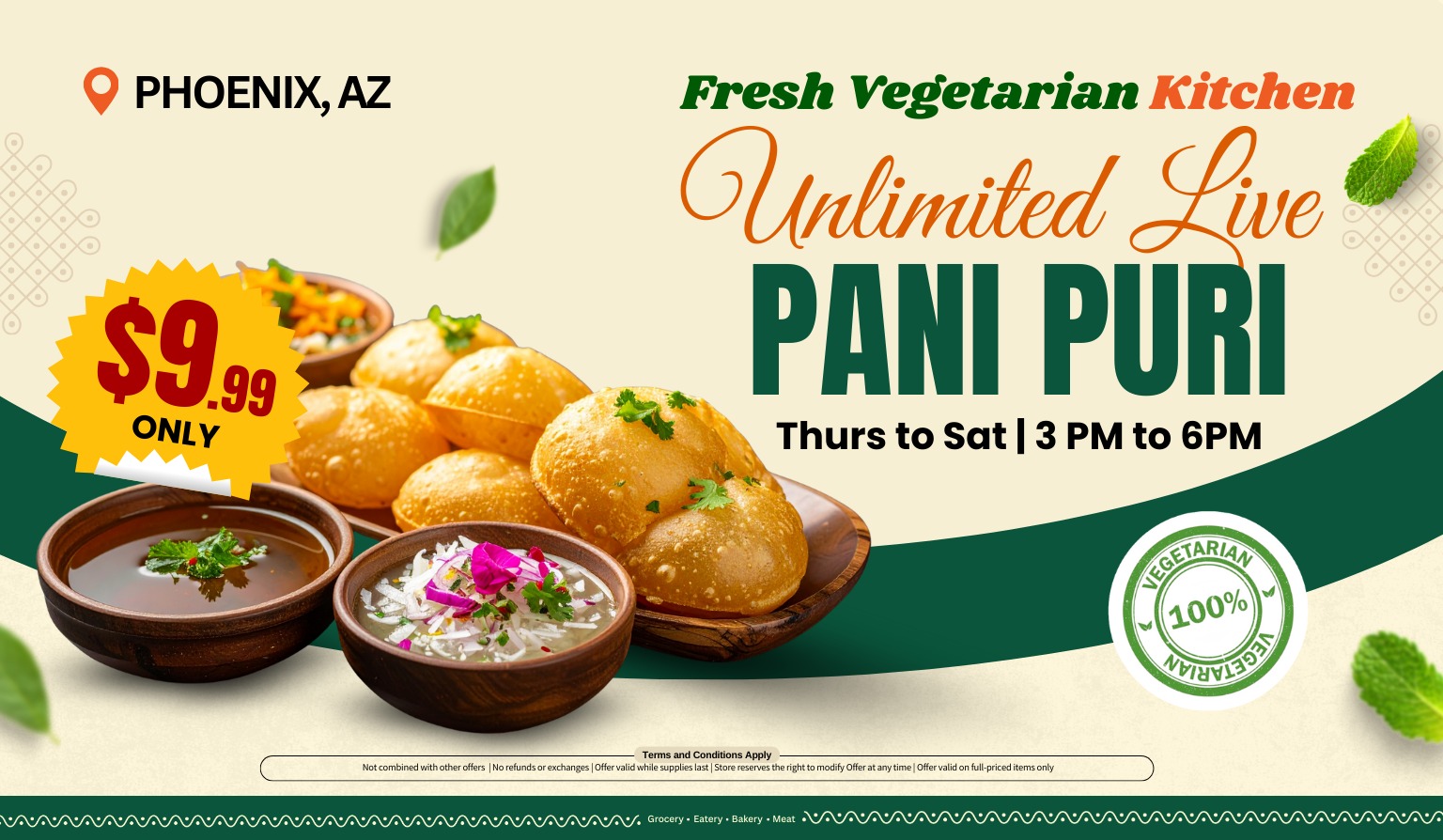 Unlimited Pani Puri side